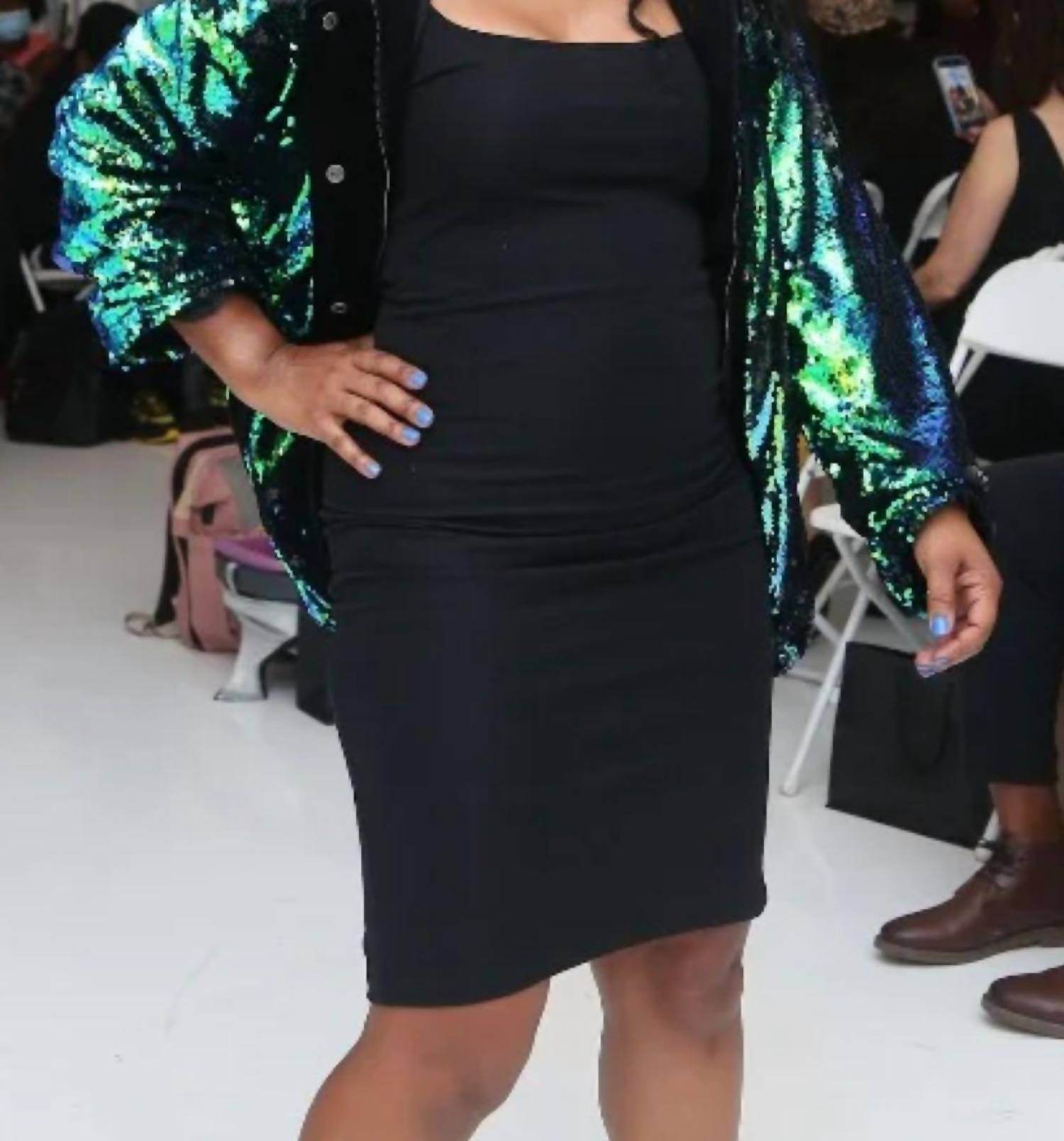 Genuine - Transitional Sequin Sequin Jacket - Rack Hunt -