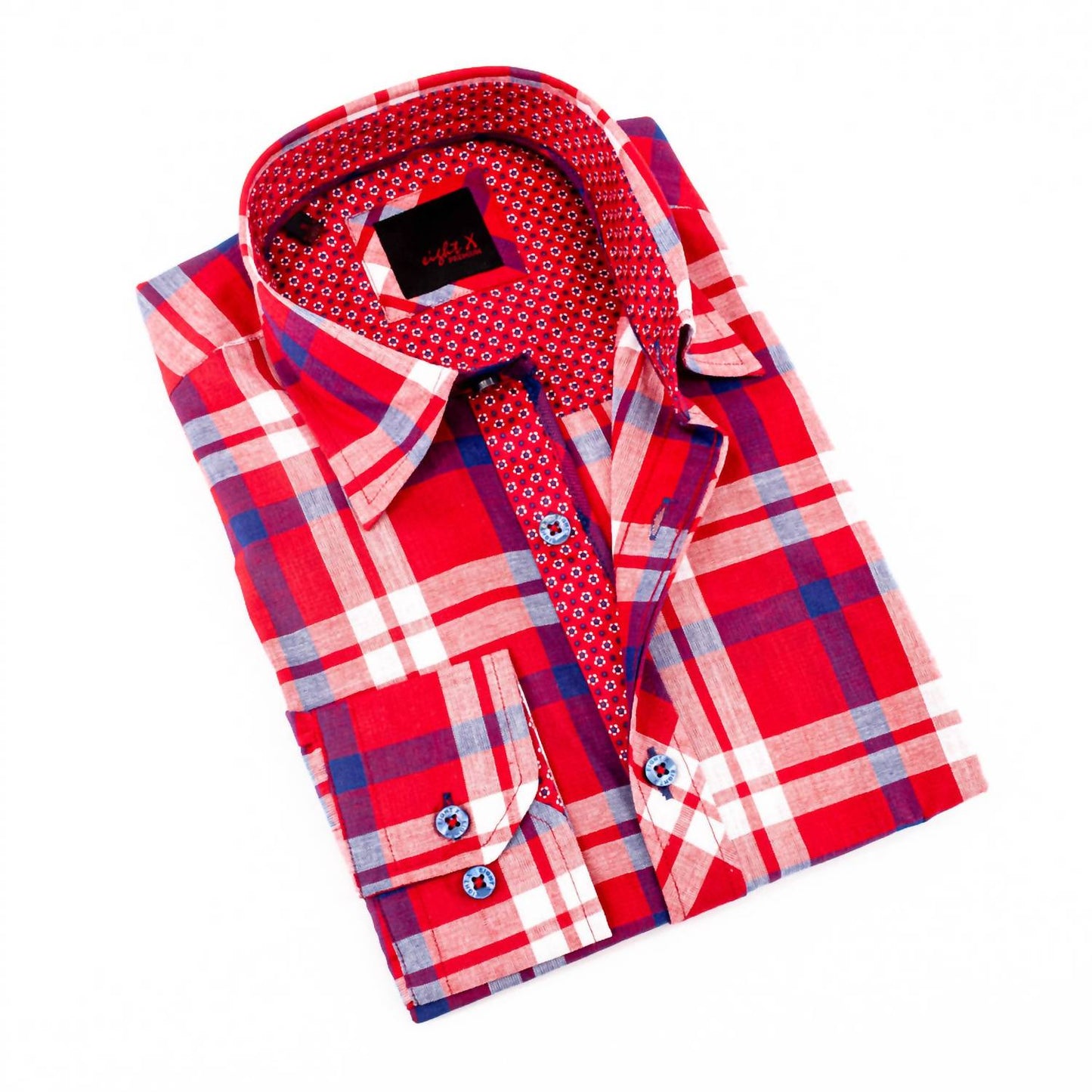 Men's Plaid Linen Shirt
