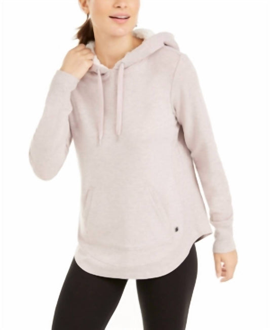 Sherpa Round Hem Hoodie