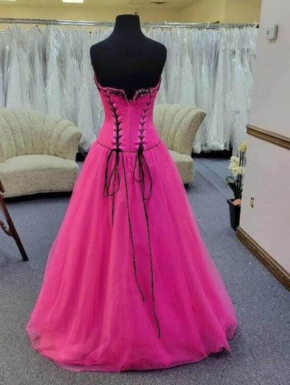 Precious Formals - Strapless Corset Lace-up Back Ballgown - Rack Hunt