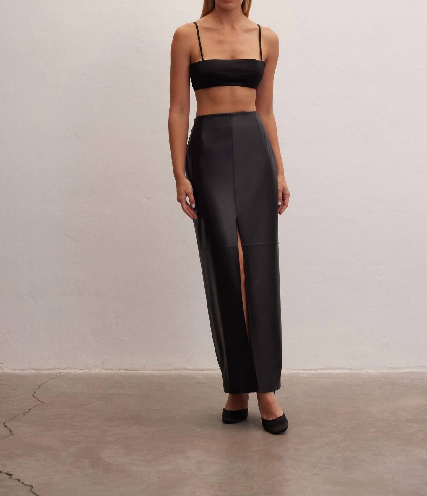 Leather Maxi Skirt