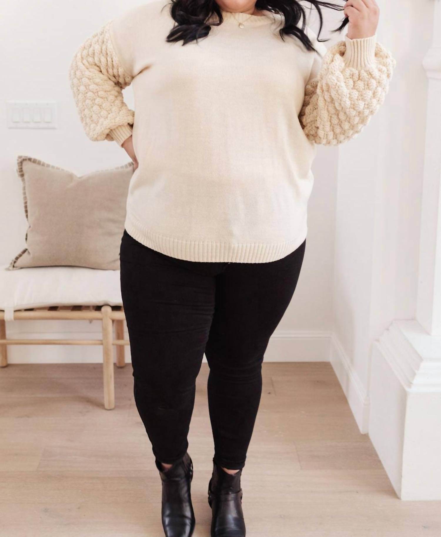 Ave Shops - Bubbly B Sweater - Rack Hunt -