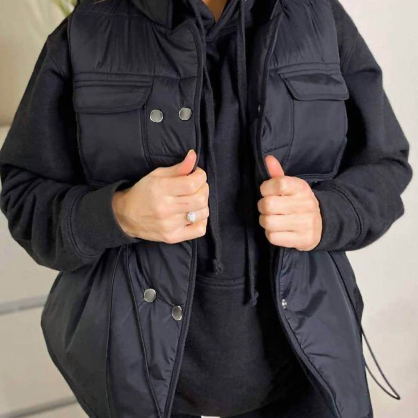 Just Your Outfit - Jen Puffer Vest - Rack Hunt -