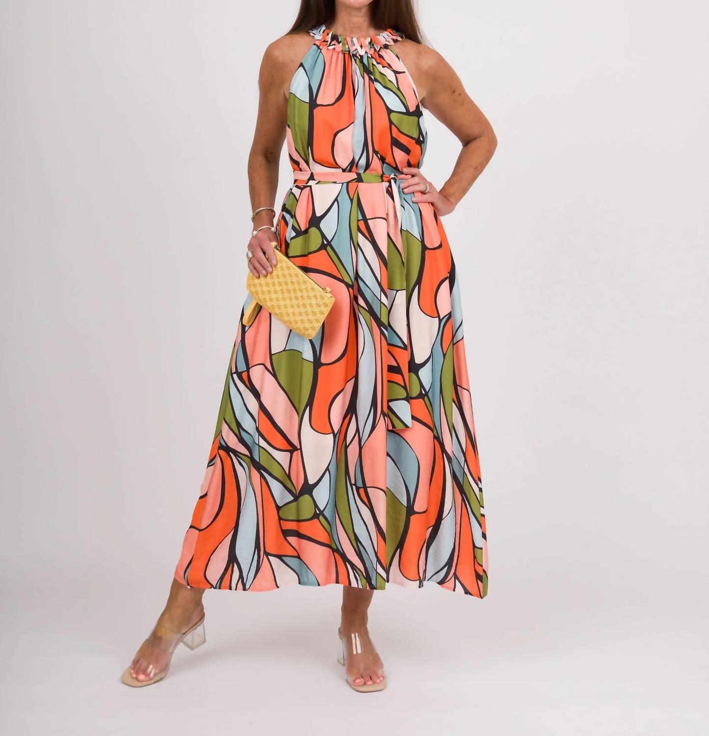 Stained Glass Halter Dress