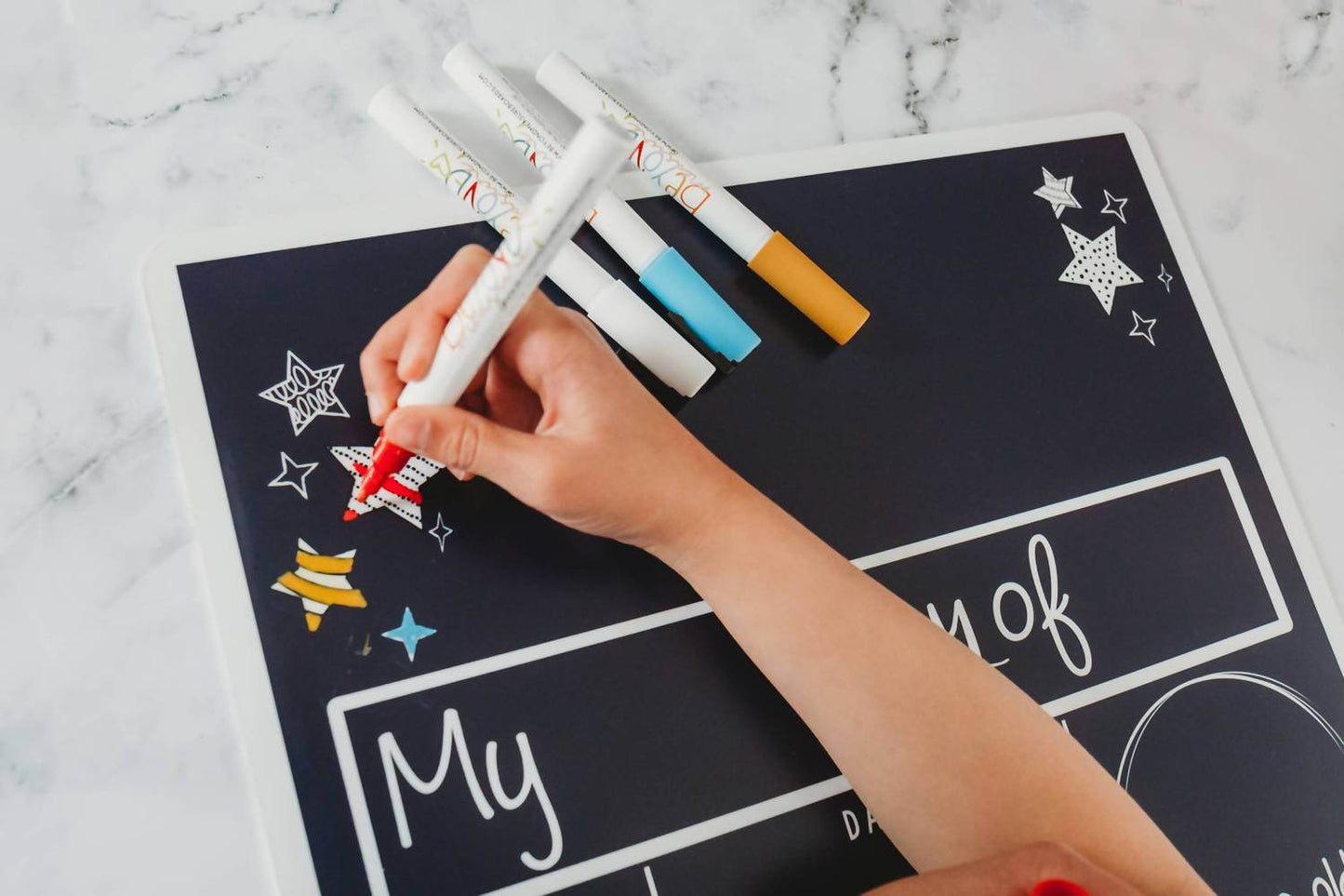 Beyond Measure Boards - Back to School Erasable Board + White Marker - Rack Hunt -