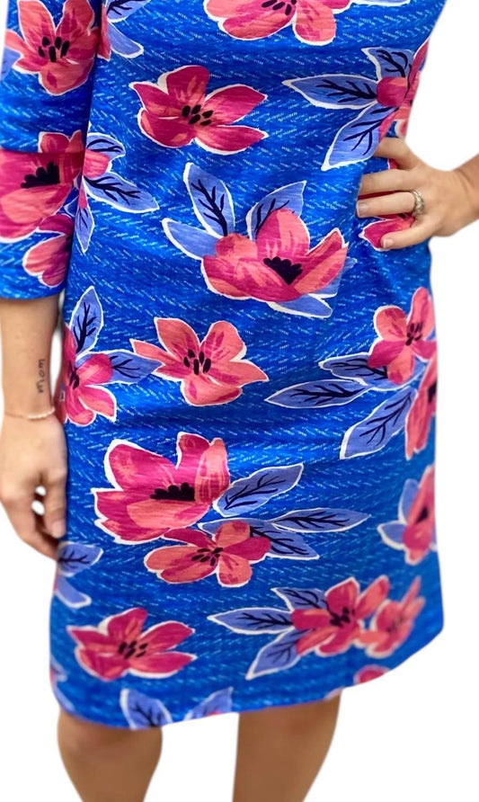 Capelton Road - Bateau Floral Mini Dress - Rack Hunt -