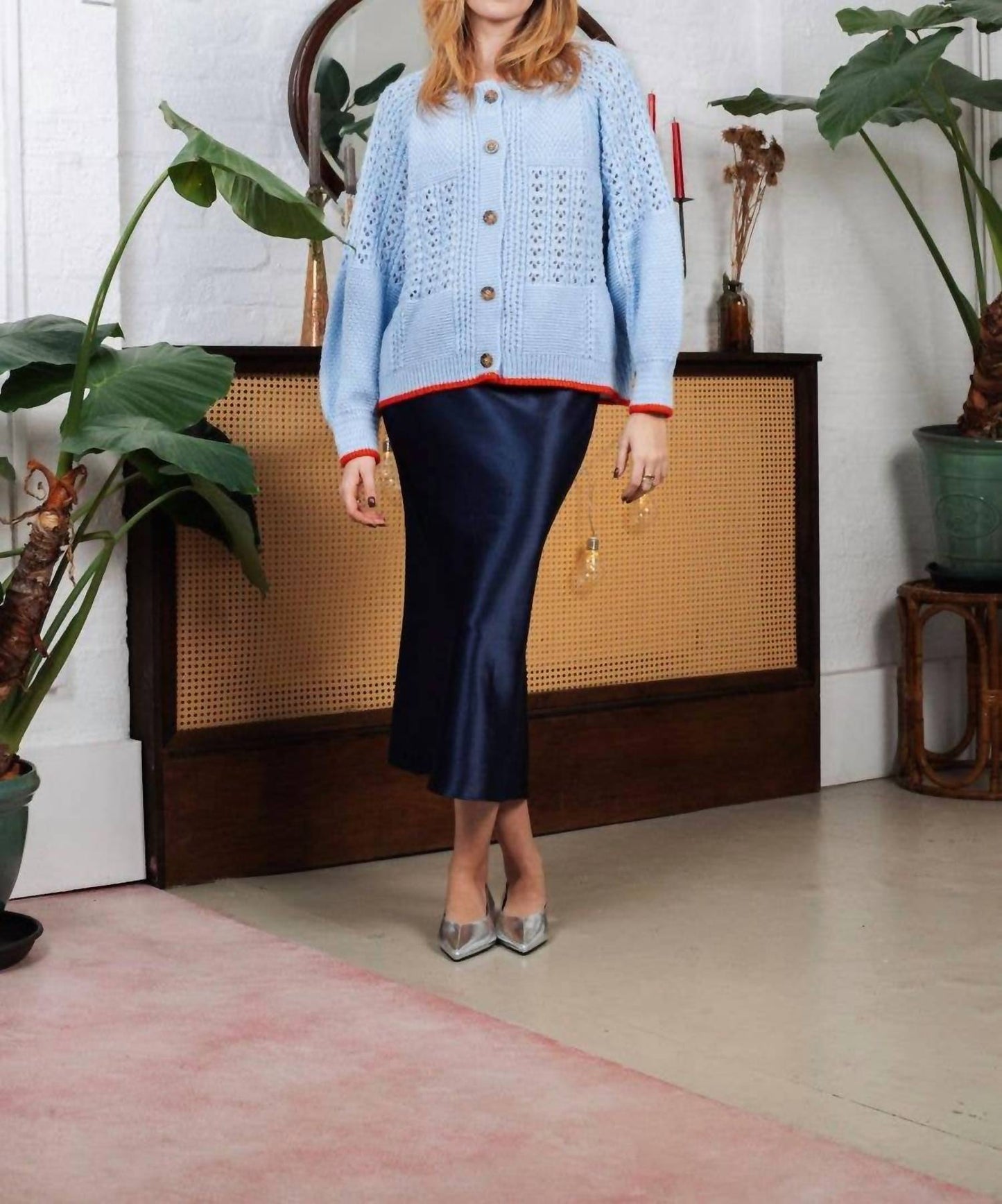Brigit Pointelle Cardigan