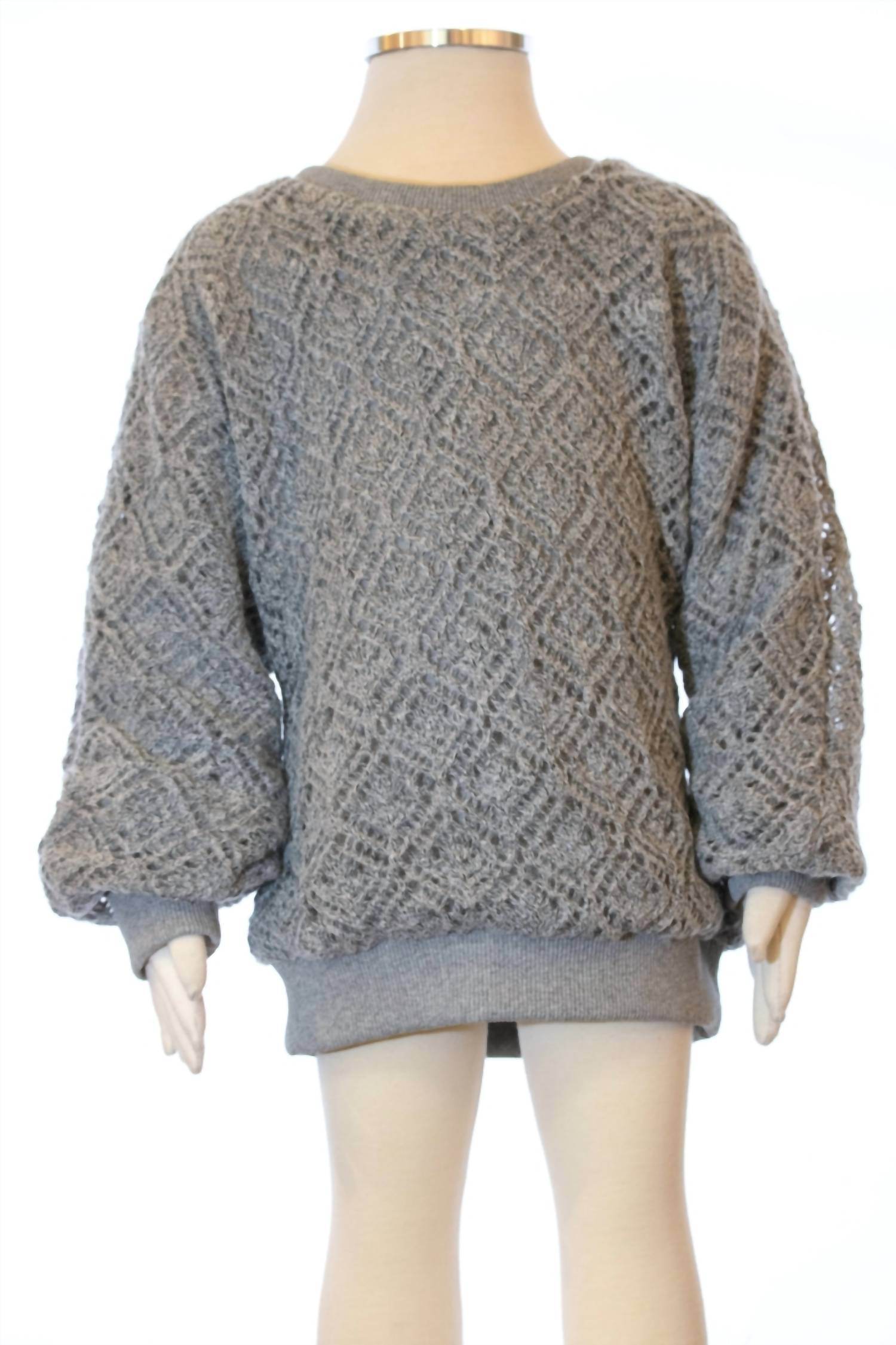 ML Kids - Girls' Diamond Knit Sweater - Rack Hunt