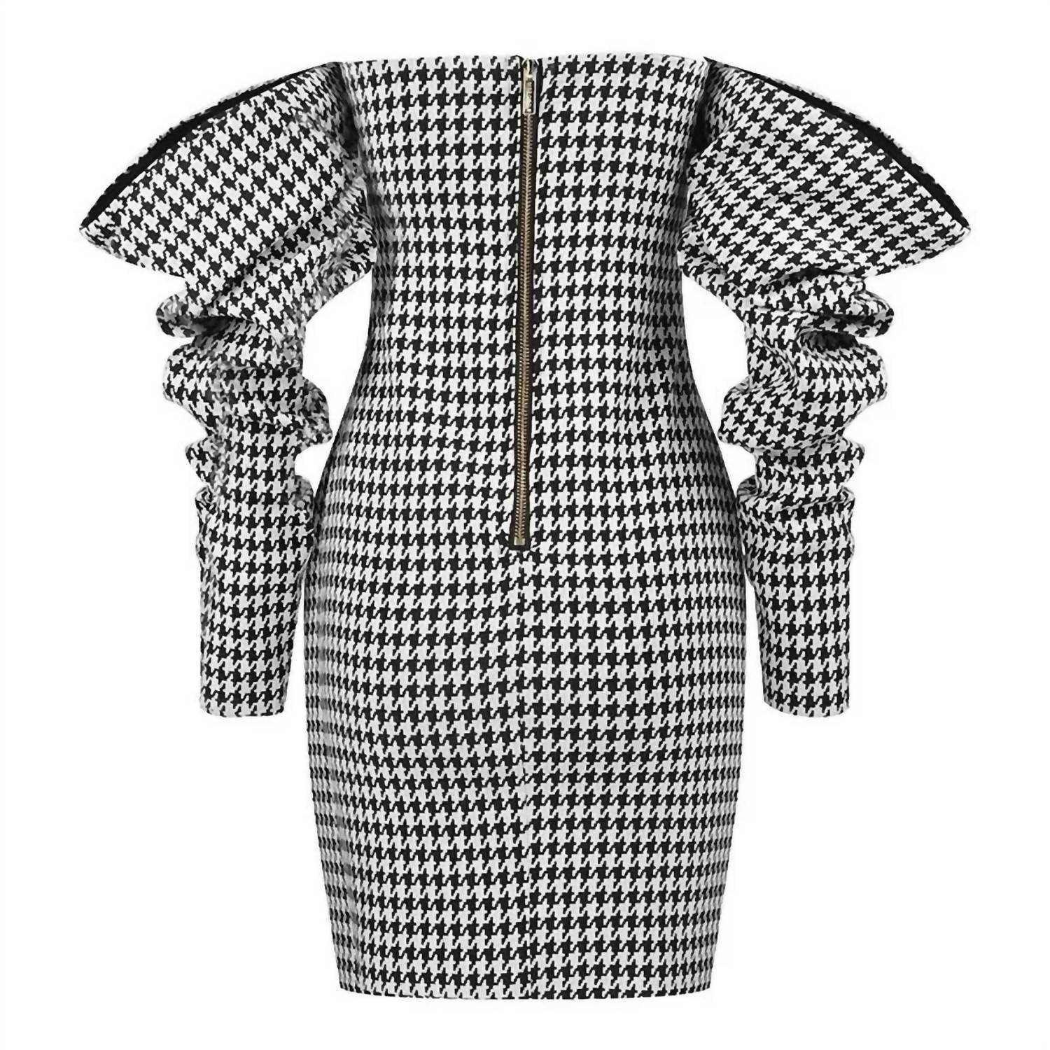Porshia By Porshia Banks - Privilege Houndstooth Dress - Rack Hunt