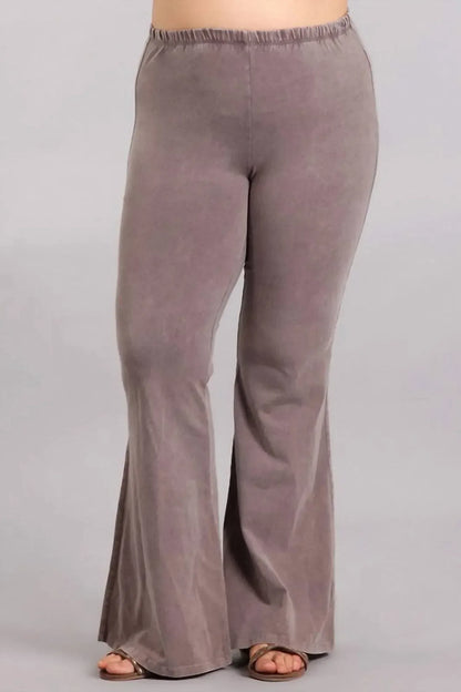 Chatoyant - Mineral Wash Bell Bottom Soft Pants - Rack Hunt