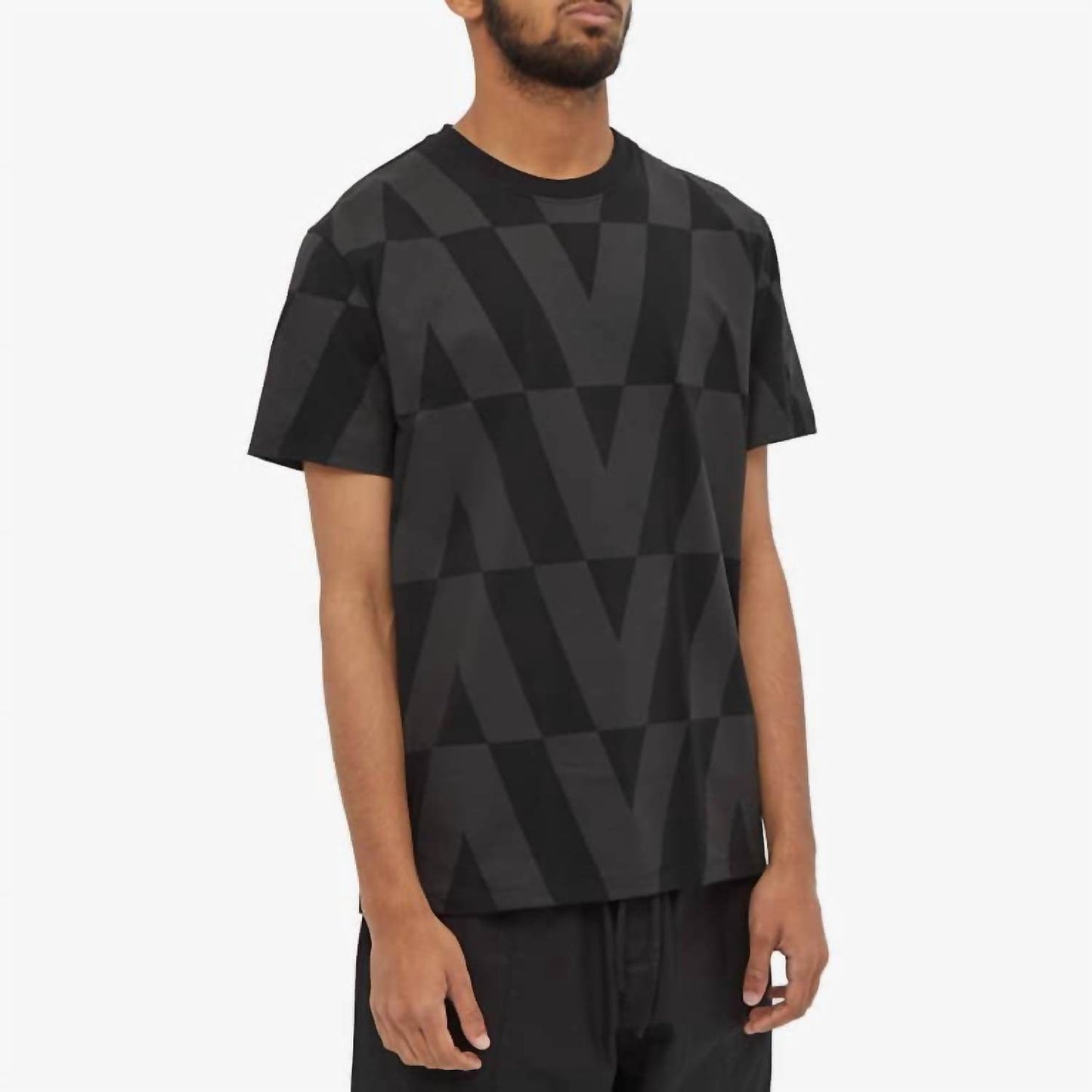 Valentino - Tonal Optical Logo T-shirt - Rack Hunt