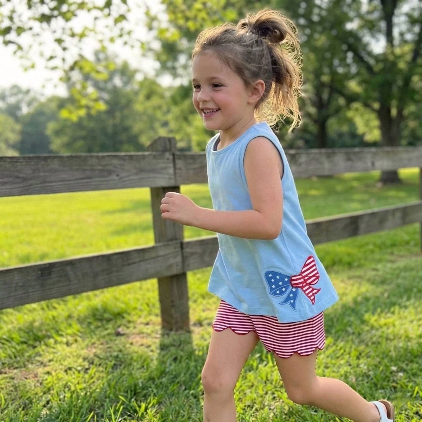 Kids' Patriotic Short Set