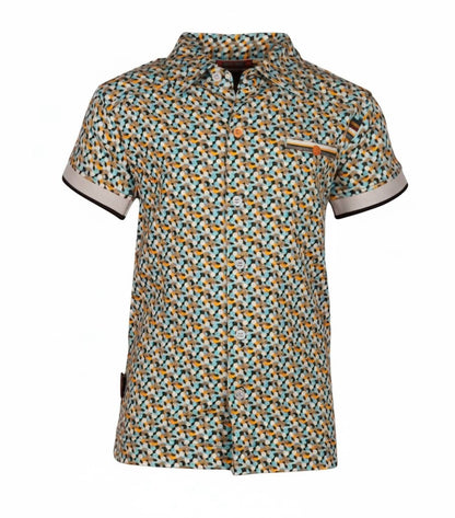 Kids System Of Survival Button Shirt