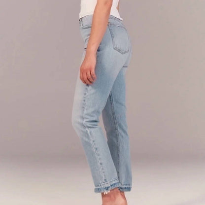 Curve Love High Rise Mom Jeans
