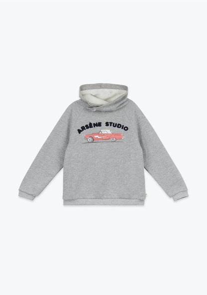 Arsène et les Pipelettes - Studio Stand-up Collar Sweatshirt - Rack Hunt