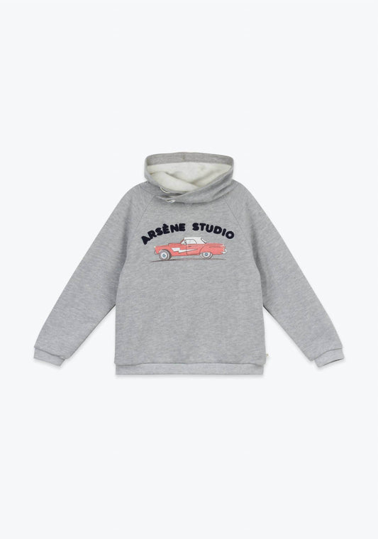 Arsène et les Pipelettes - Studio Stand-up Collar Sweatshirt - Rack Hunt -