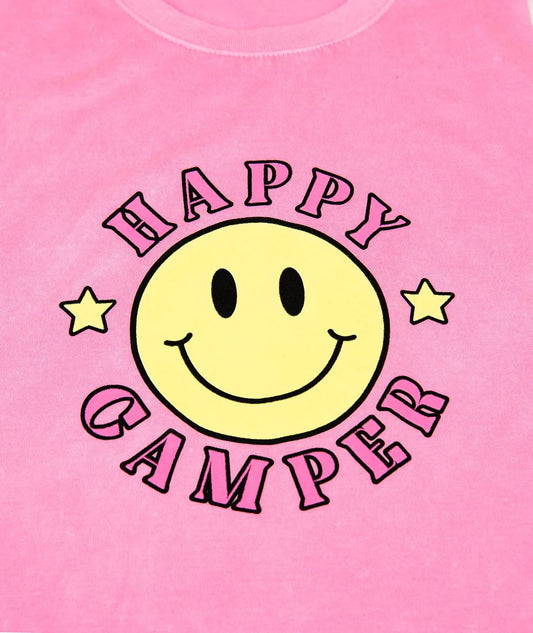 Girls Happy Camper Tank Top