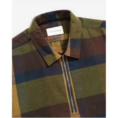 Half-zip Day Flannel Shirt