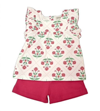 Madison Floral Short Set