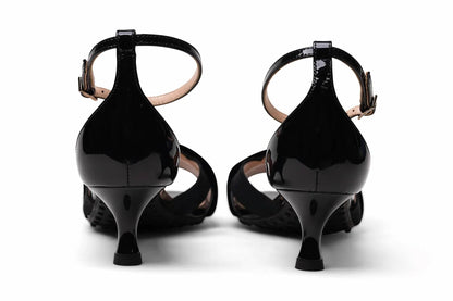 Women's Leather Heeled Sandals