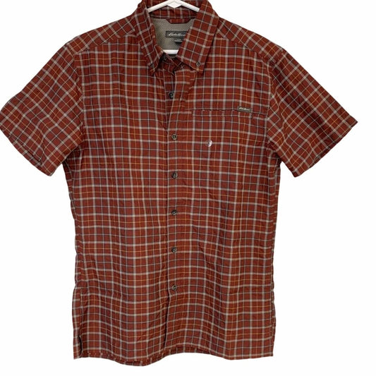 Men's Rainier Russet Plaid Button Up Shirt