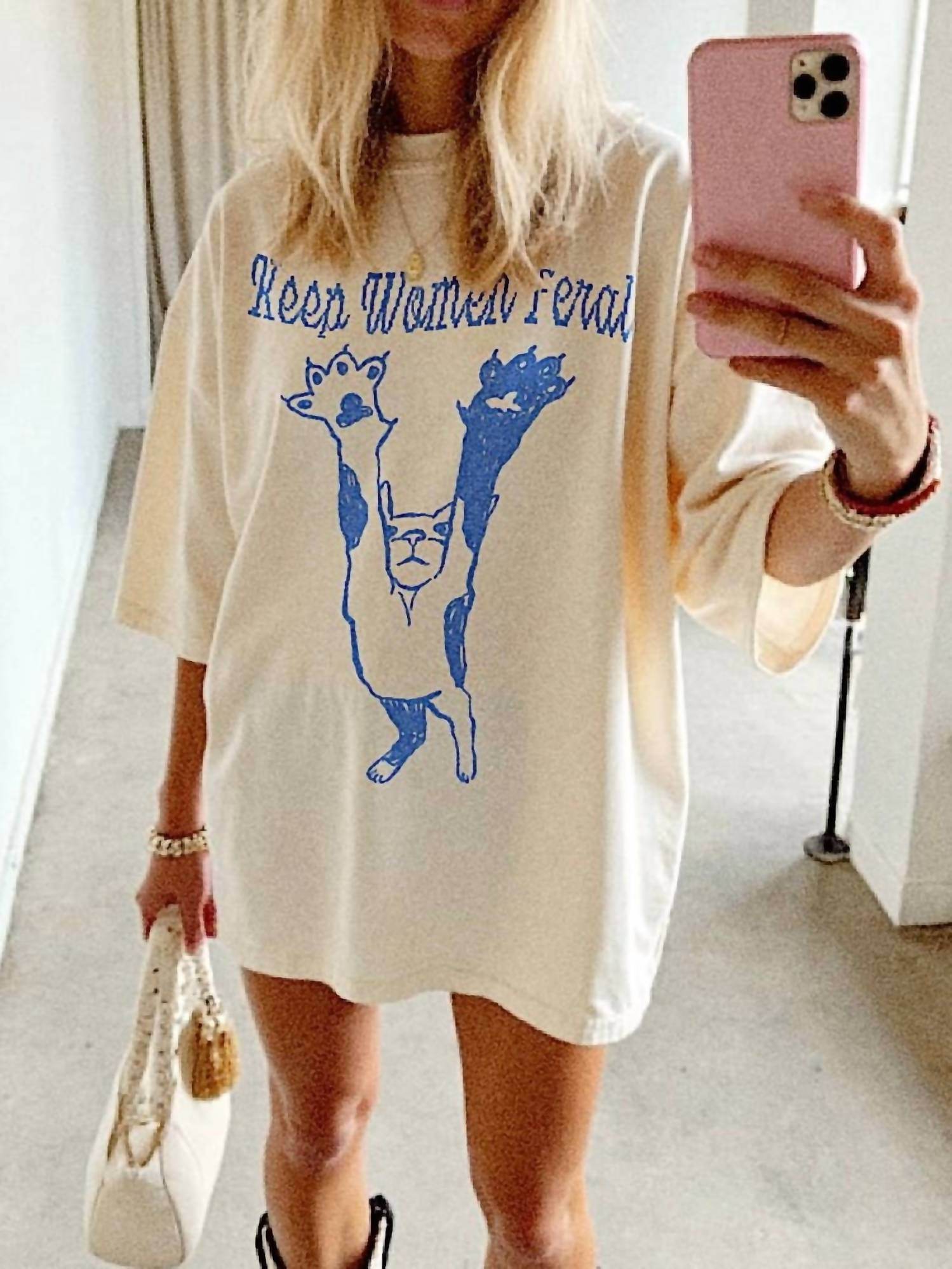 We The Babes - Women's Keep Women Feral Top - Rack Hunt