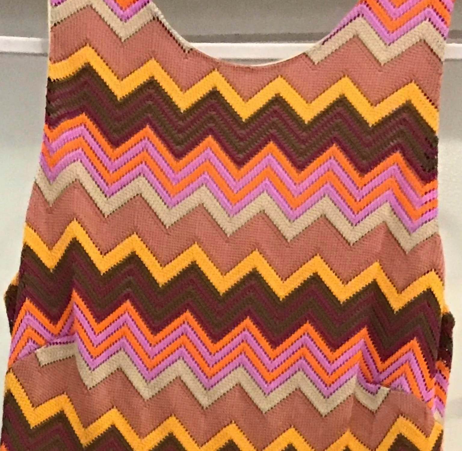 BIGIO Collection - Sleeveless Zig Zag Long Dress - Rack Hunt -