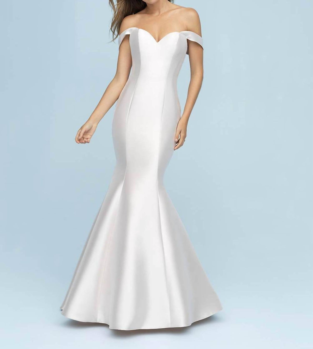 Off-the-shoulder Mermaid Wedding Dress