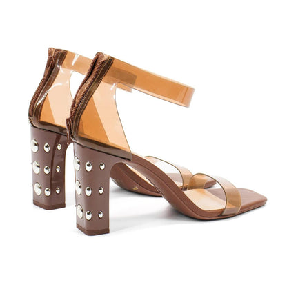 Women's Makenna Two Piece Clear Vinyl Dress Sandal