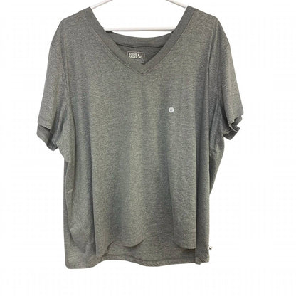 Women's Surreal Travel Crew V-neck Two-piece Tee - Plus