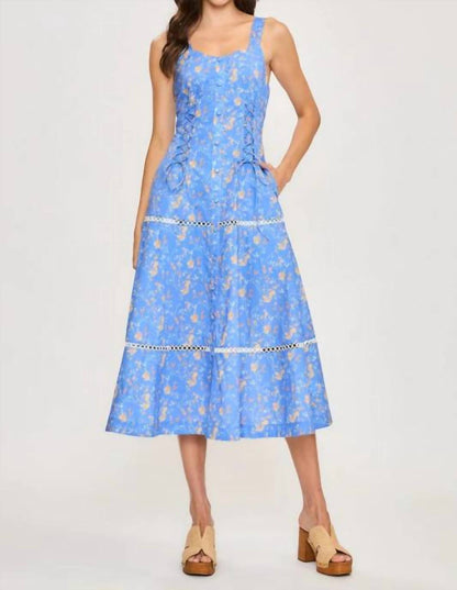 Clara Floral Midi Dress