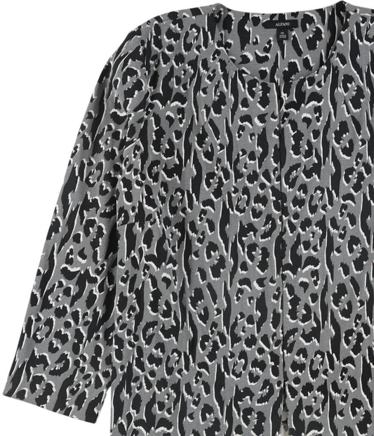 Women's Printed Jacquard A Line Jacket