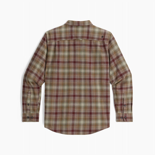 Men's Lieback Organic Cotton Flannel Long Sleeve Shirt