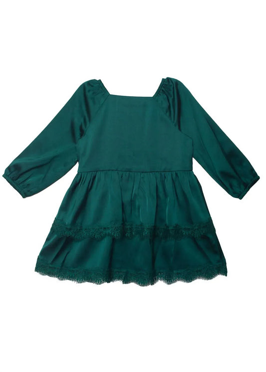 Isobella & Chloe - Girl's Long Sleeve Ruffle Dress - Rack Hunt