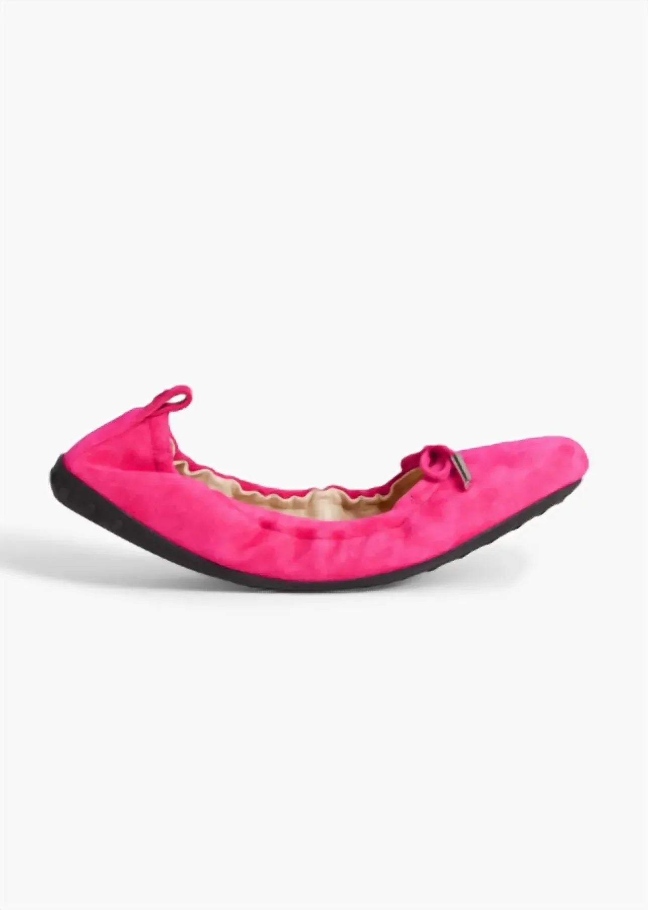 Tod's - Women's Bow-embellished Suede Ballet Flats - Rack Hunt