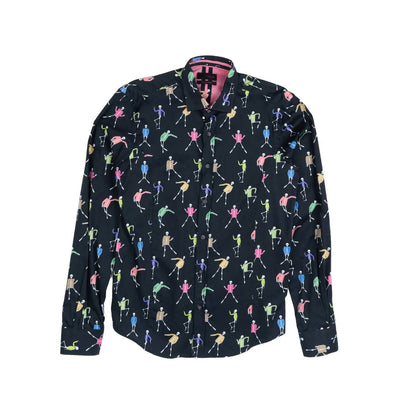 Dancing Skeletons Button Down Shirt
