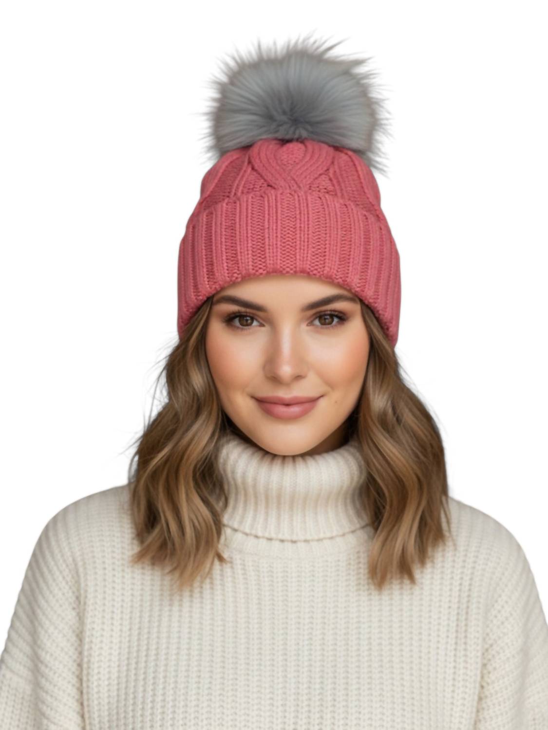 Women's Cashmere Ribbed Beanie
