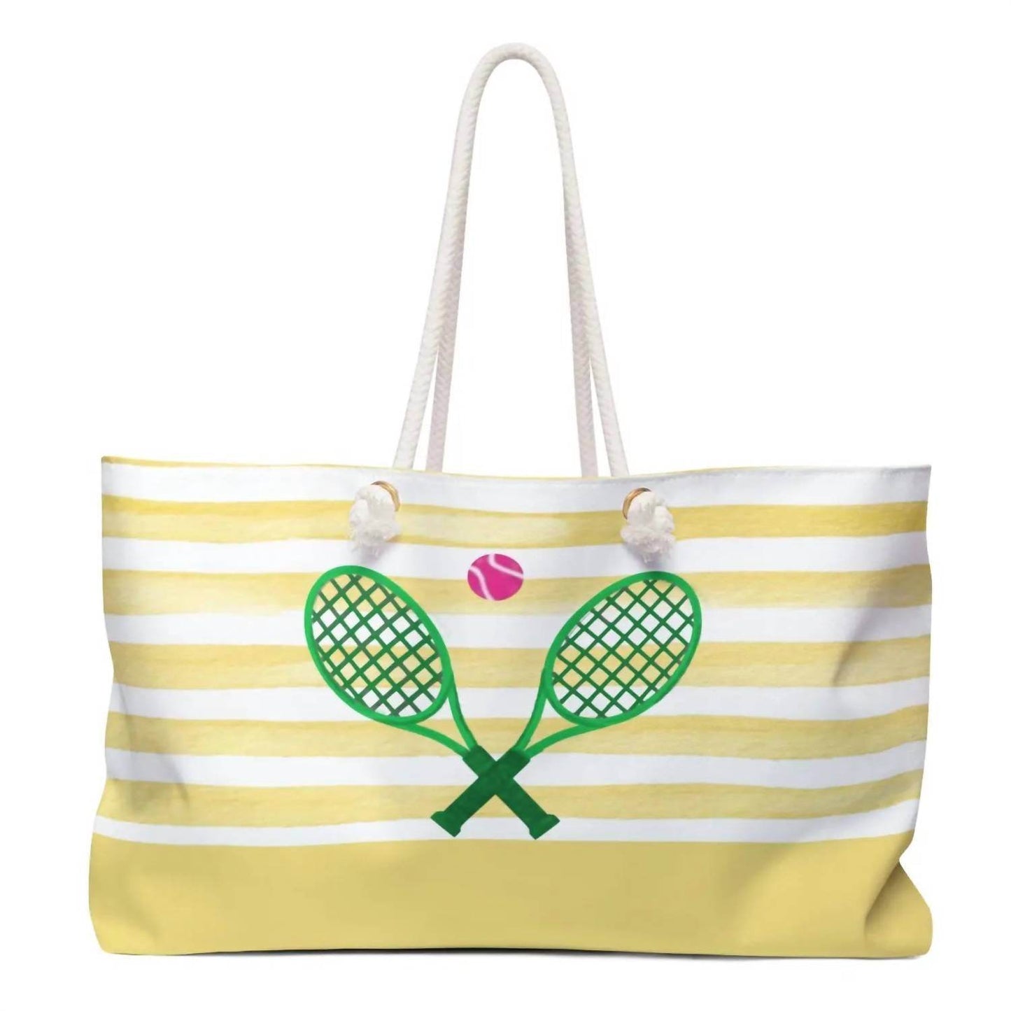 The Spoiled Office - Tennis Weekender Tote Bag And Pouch Set - Rack Hunt -