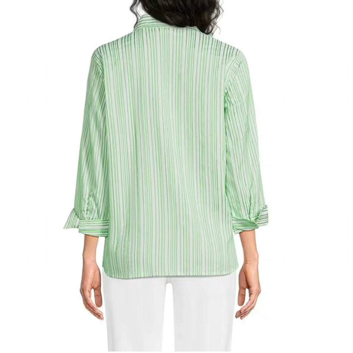 3/4 Sleeve Button Front Placket Shirt
