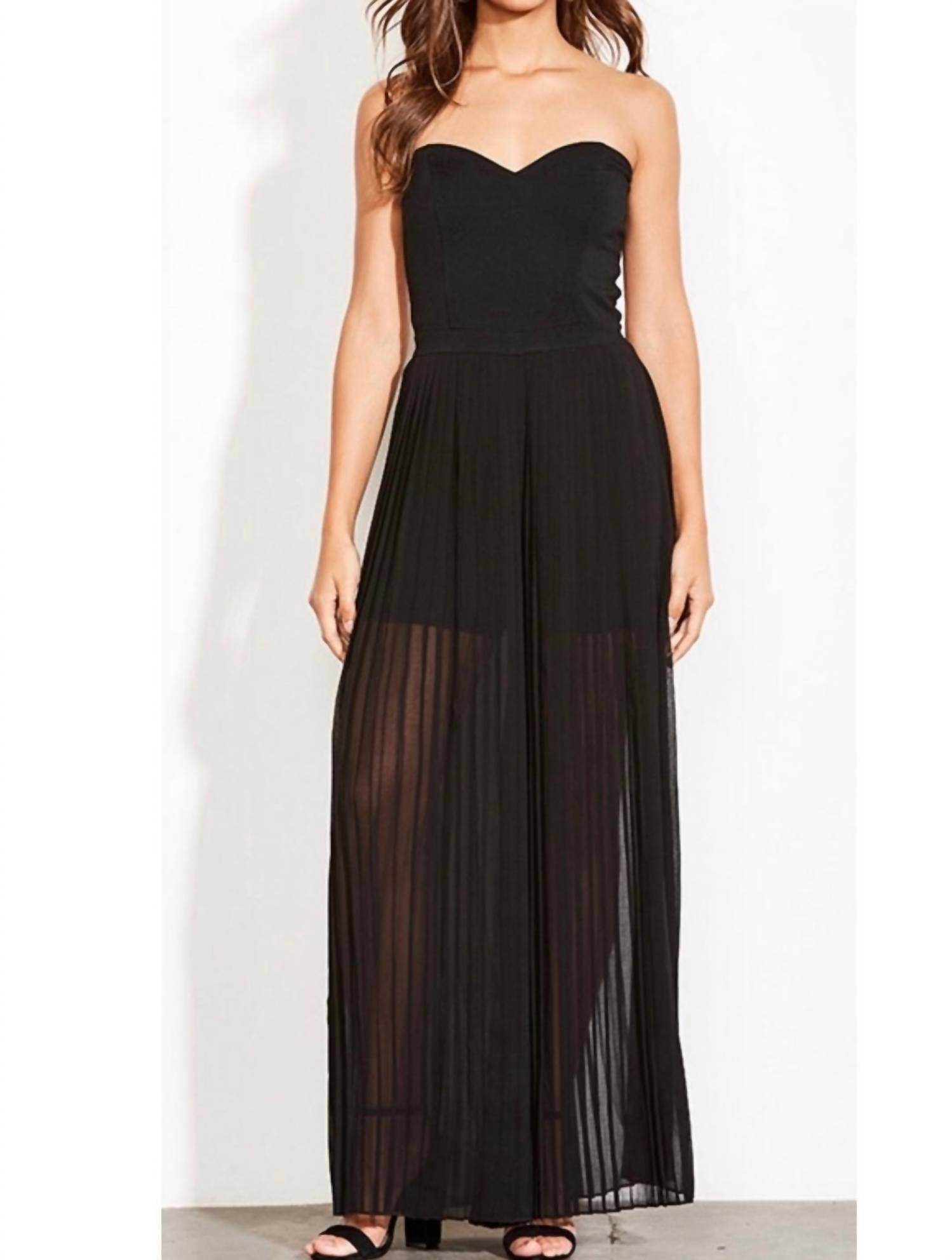 Ali & Jay - Z Strapless Zip Back Jumpsuit - Rack Hunt -