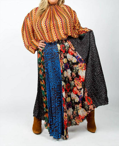 Women's Maxi Printed Skirt