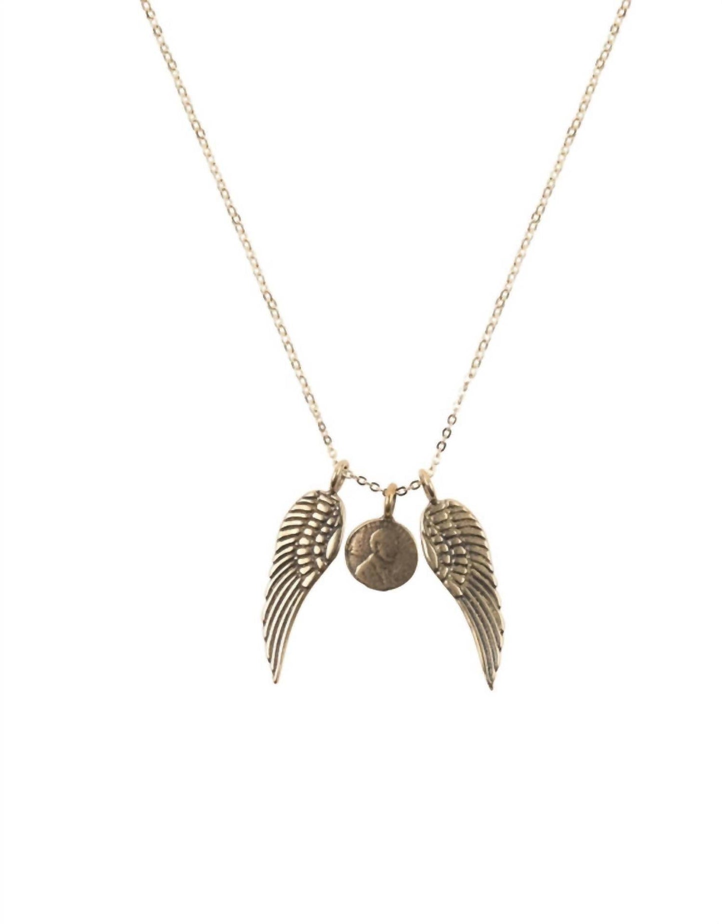 Studio Pennylane - Women's Petite Penny and Wings In A Jar Necklace - Rack Hunt -