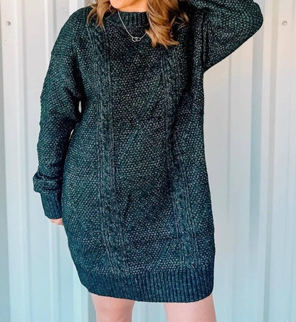 JUNIPER BLVD - Long Sleeve Sweater Dress - Rack Hunt