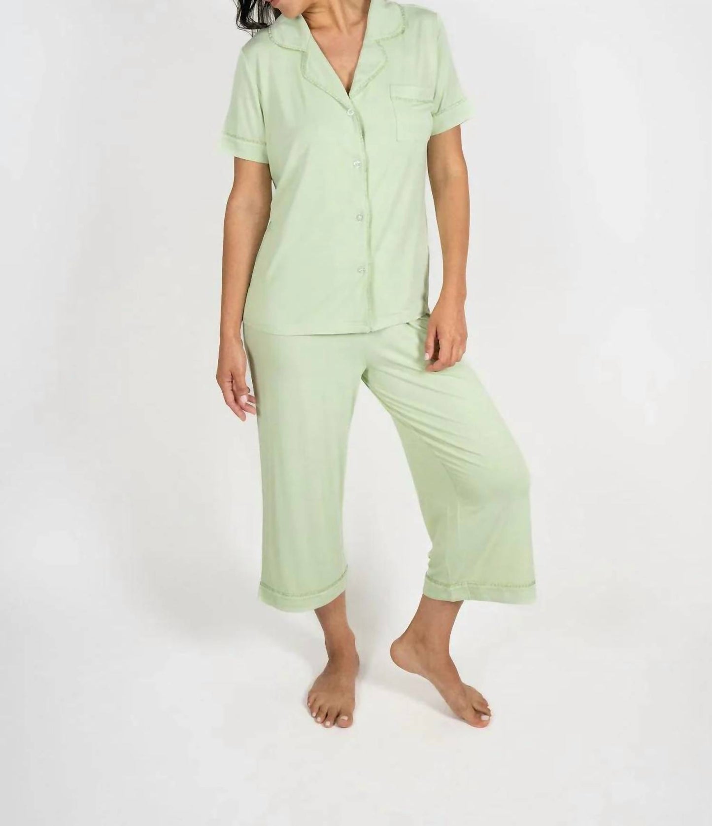 Jolene Cropped Pajama Set