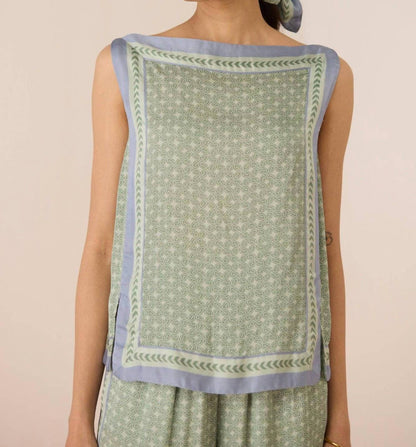 Handkerchief Print Top