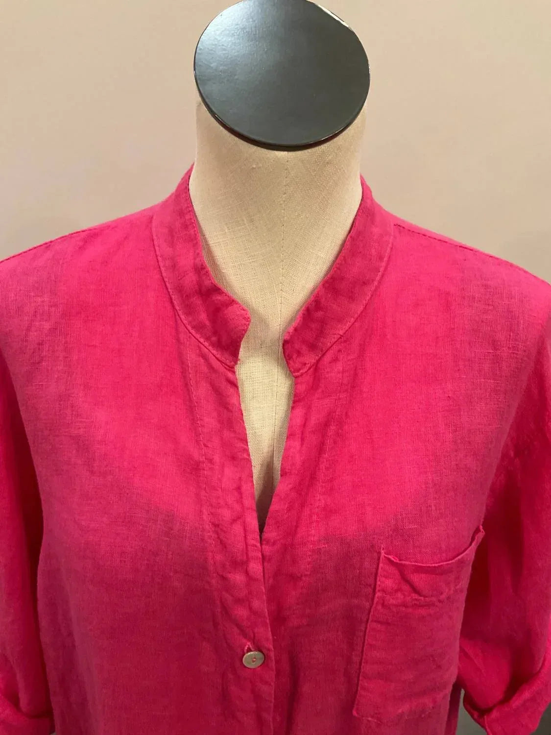 Liabella - Women's Linen Button Down Shirt - Rack Hunt