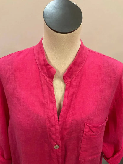 Liabella - Women's Linen Button Down Shirt - Rack Hunt