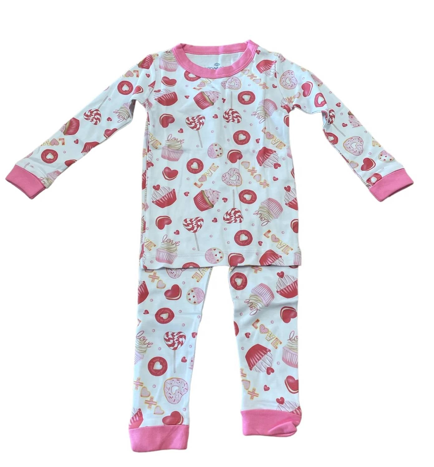 Kids' Xoxo Sweets Long Pajamas