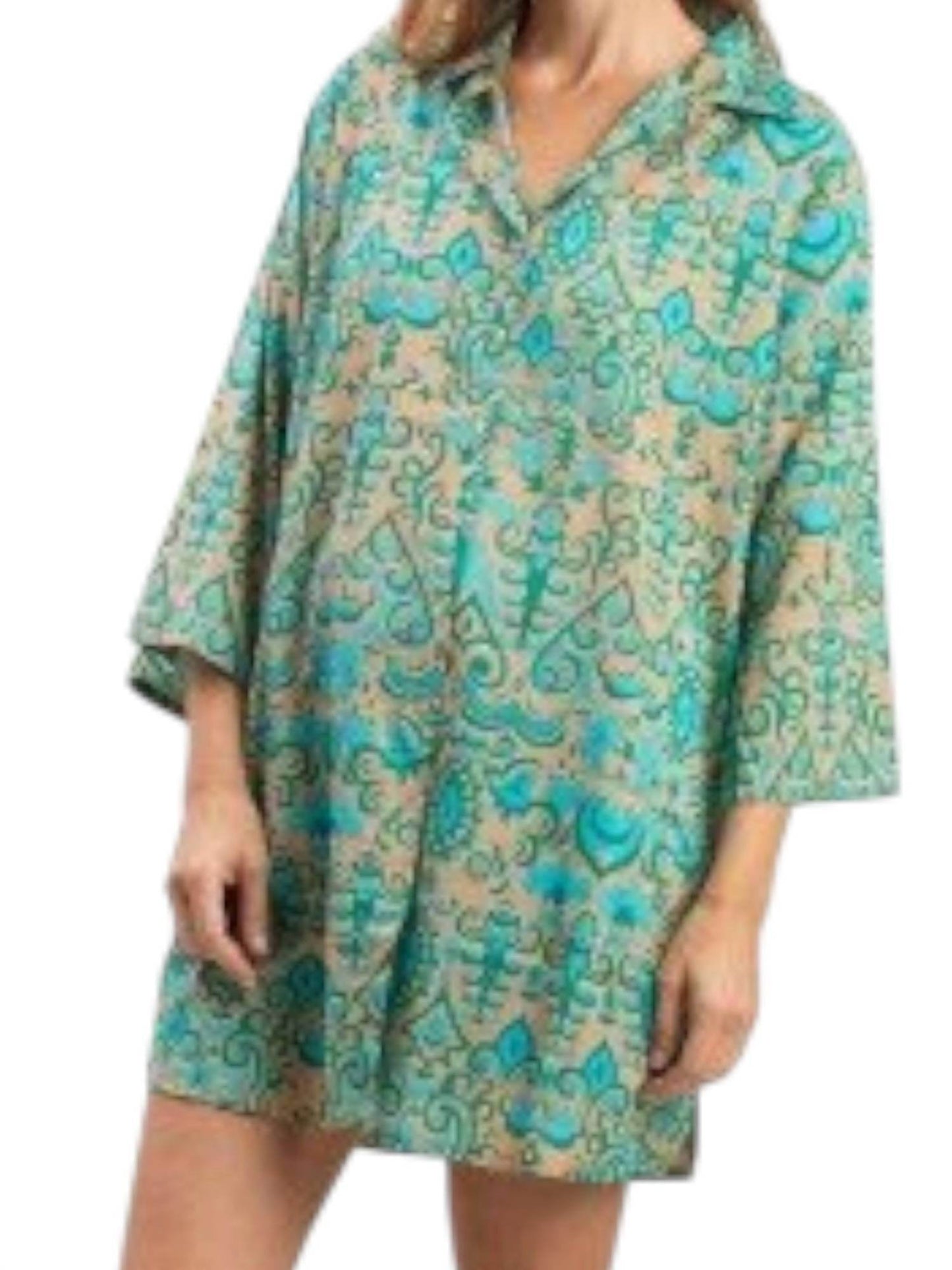 Terre Rouge - Loose Fitting Shirt Dress - Rack Hunt