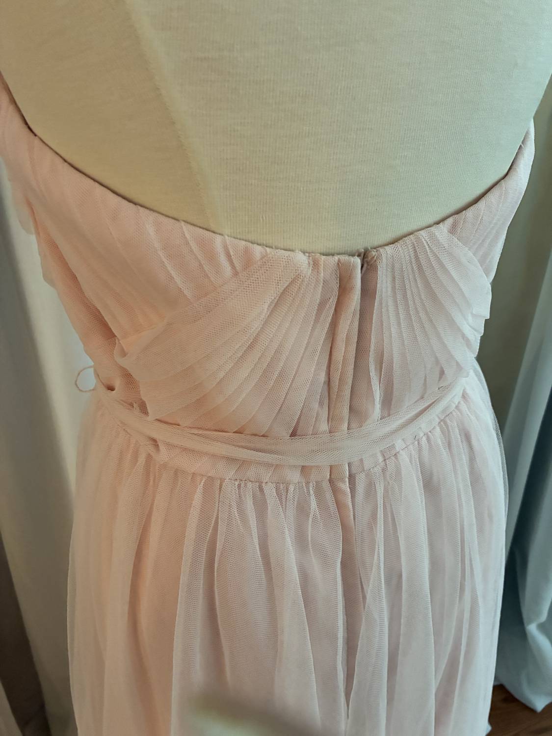 Women's Strapless Tulle Maxi Dress